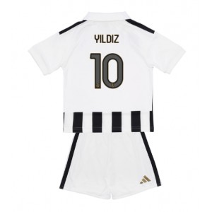 Juventus Kenan Yildiz #10 Jalkapallovaatteet Lasten Kotipeliasu 2026-27 Lyhythihainen (+ Lyhyet housut)